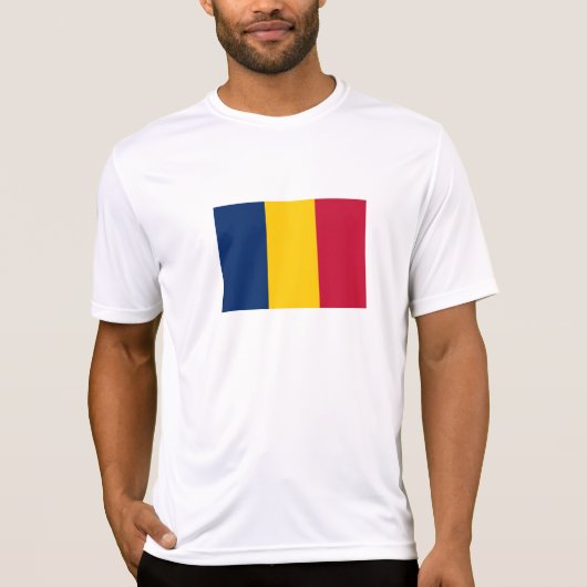 Vlag van Tsjaad T-shirt (Voorkant)