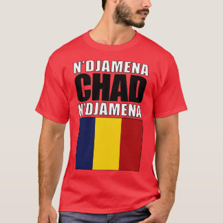 Vlag van Tsjaad T-shirt