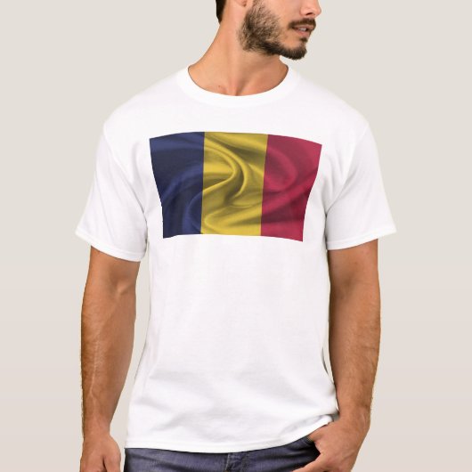 vlag van Tsjaad T-shirt (Voorkant)