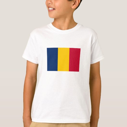 Vlag van Tsjaad T-shirt (Voorkant)