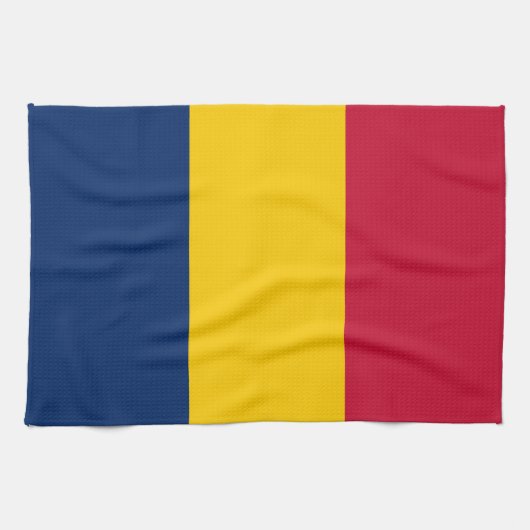 Vlag van Tsjaad Theedoek (Horizontaal)