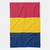 Vlag van Tsjaad Theedoek (Verticaal)