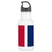 Vlag van Tsjaad Waterfles (Achterkant)