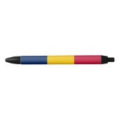 Vlag van Tsjaad Zwarte Inkt Pen (Voorkant)
