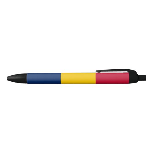 Vlag van Tsjaad Zwarte Inkt Pen (Bovenkant)