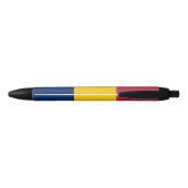 Vlag van Tsjaad Zwarte Inkt Pen (Achterkant)