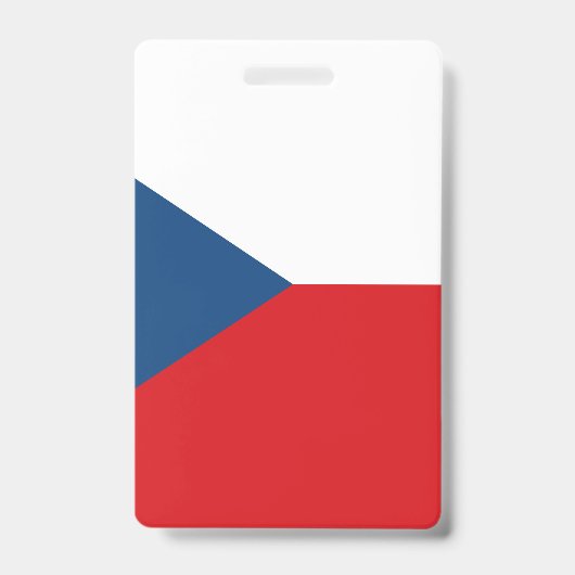 Vlag van Tsjechië Badge (Voorzijde)