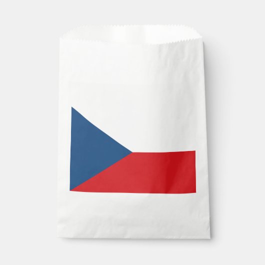 Vlag van Tsjechië Bedankzakje (Voorkant)