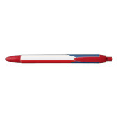 Vlag van Tsjechië Blauwe Inkt Pen (Achterkant)