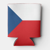 Vlag van Tsjechië Blikje Koeler (Voorkant)