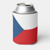 Vlag van Tsjechië Blikje Koeler (Blikje Achterkant)