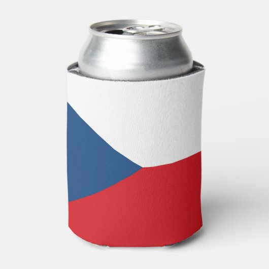 Vlag van Tsjechië Blikjeskoeler (Blikje Voorkant)