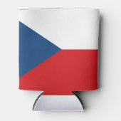 Vlag van Tsjechië Blikjeskoeler (Voorkant)
