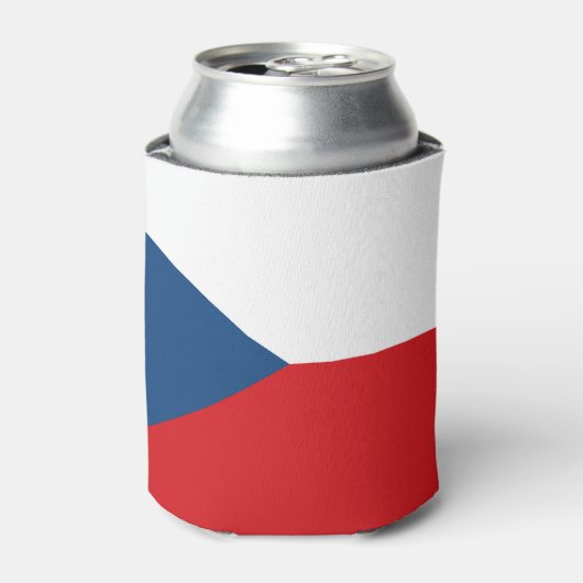 Vlag van Tsjechië Blikjeskoeler (Blikje Voorkant)