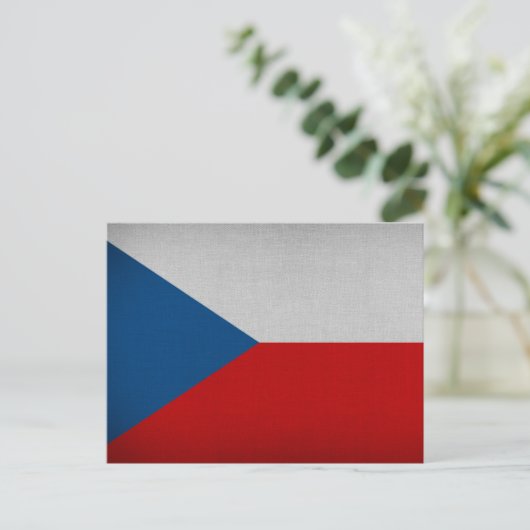 Vlag van Tsjechië Briefkaart (Staand voorkant)