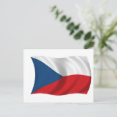 Vlag van Tsjechië Briefkaart (Staand voorkant)