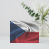 Vlag van Tsjechië Briefkaart (Staand voorkant)