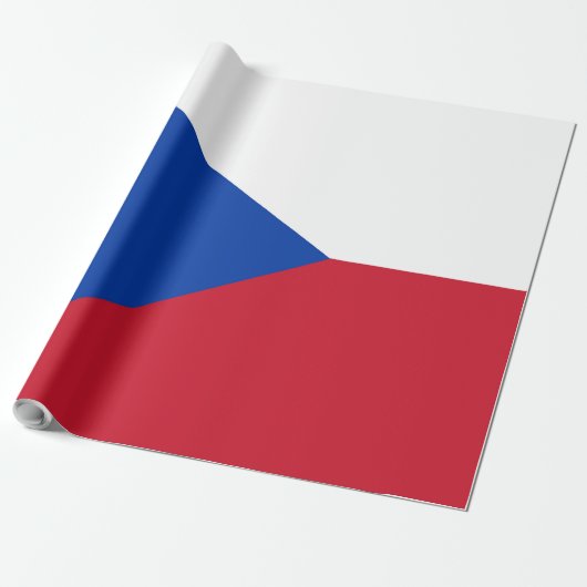 Vlag van Tsjechië Cadeaupapier (Uitgerold)