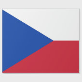 Vlag van Tsjechië Cadeaupapier (Vlak)