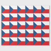 Vlag van Tsjechië Cadeaupapier (Vlak)