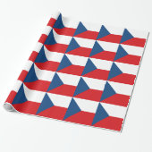 Vlag van Tsjechië Cadeaupapier (Uitgerold)