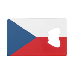 Vlag van Tsjechië Creditkaart Flessenopener