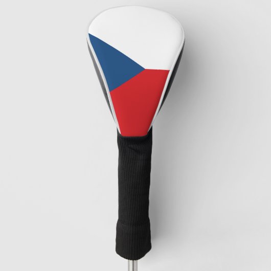 Vlag van Tsjechië Golfheadcover (Voorkant)