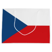 Vlag van Tsjechië Groot Cadeauzakje (Voorkant)