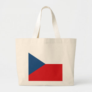 Vlag van Tsjechië Grote Tote Bag