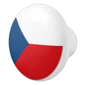 Vlag van Tsjechië Keramische Knop (Rechts)
