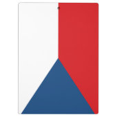 Vlag van Tsjechië Klembord (Achterkant)