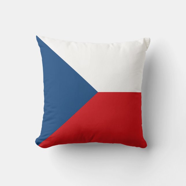 Vlag van Tsjechië Kussen (Voorkant)