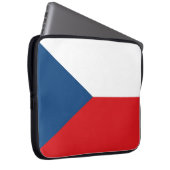 Vlag van Tsjechië Laptop Sleeve (Voorkant Rechts)