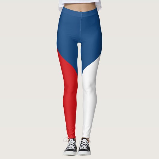 Vlag van Tsjechië Leggings (Voorkant)