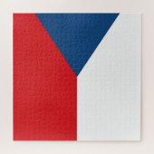 Vlag van Tsjechië Legpuzzel (Horizontaal)