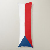 Vlag van Tsjechië Lichaamskussen (Voorkant Verticaal)