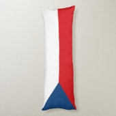 Vlag van Tsjechië Lichaamskussen (Achterkant (Verticaal))