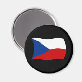 Vlag van Tsjechië magneet (Voorkant / Achterkant)