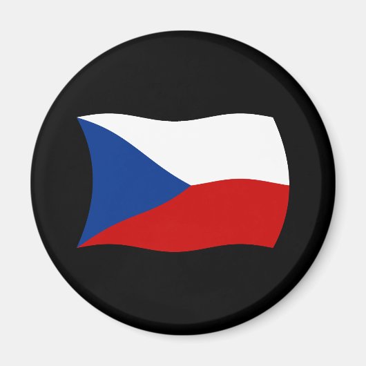 Vlag van Tsjechië magneet (Voorkant)