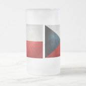 vlag van Tsjechië; Matglas Bierpul (Center)