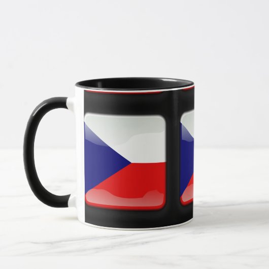 Vlag van Tsjechië Mok (Links)
