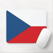 Vlag van Tsjechië Muismat (Met muis)