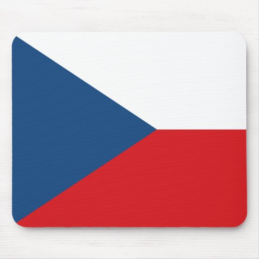 Vlag van Tsjechië Muismat (Voorkant)