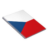 Vlag van Tsjechië Notitieboek (Rechterzijde)