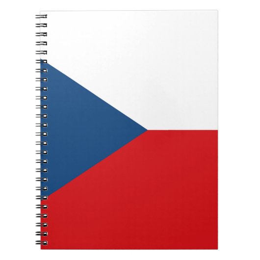 Vlag van Tsjechië Notitieboek (Voorkant)