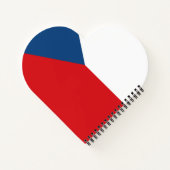 Vlag van Tsjechië Notitieboek (Achterkant)