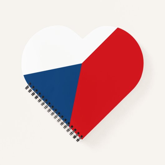 Vlag van Tsjechië Notitieboek (Voorkant)