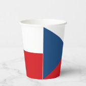 Vlag van Tsjechië Papieren Bekers (Rechts)
