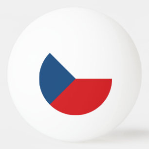 Vlag van Tsjechië Pingpongbal