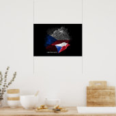 Vlag van Tsjechië Poster (Keuken)